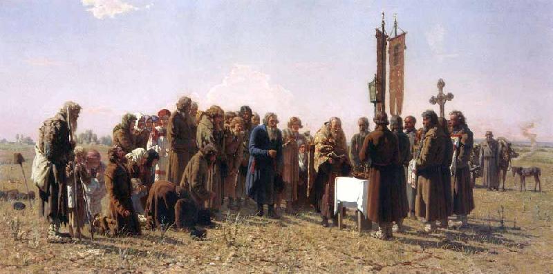 Grigoriy Soroka A prayer in time of drought Germany oil painting art